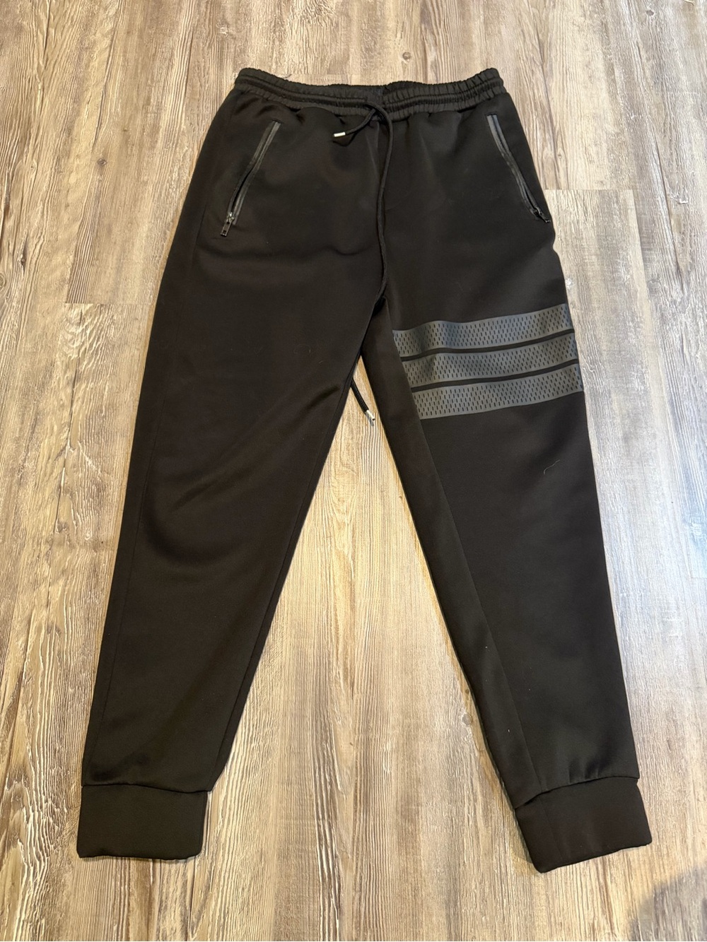 Public Record Men's Black Performance Jogger Pants size medium
